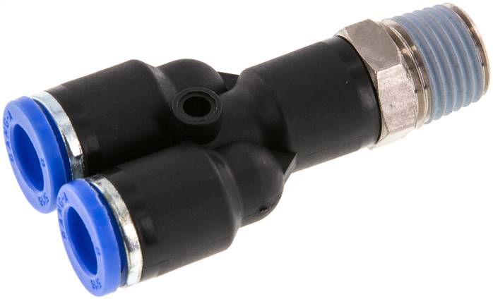 Y-Steckanschluss R 1/4"-8mm, IQS-Standard