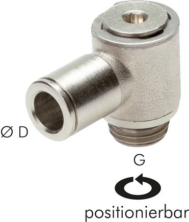Winkel-Steckanschluss, I-Skt. G 1/4"-8mm, IQS-MSV (Standard)