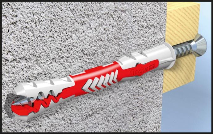 FISCHER Dübel, DUOPOWER 6x50, 100er Pack