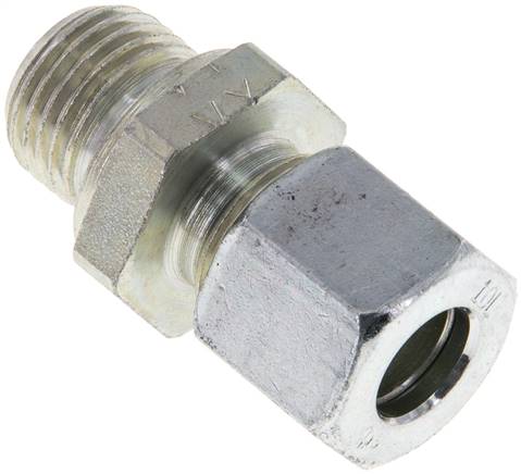 Gerade Schneidringverschr. M 16x1,5-10 L (M16x1,5), Stahl verzinkt