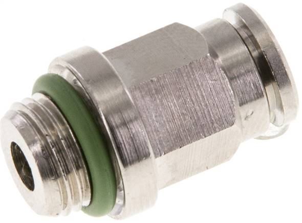 Gerader Steckanschluss G 1/8"-5mm, IQS-MSV (Hochtemperatur), Dichtung FKM