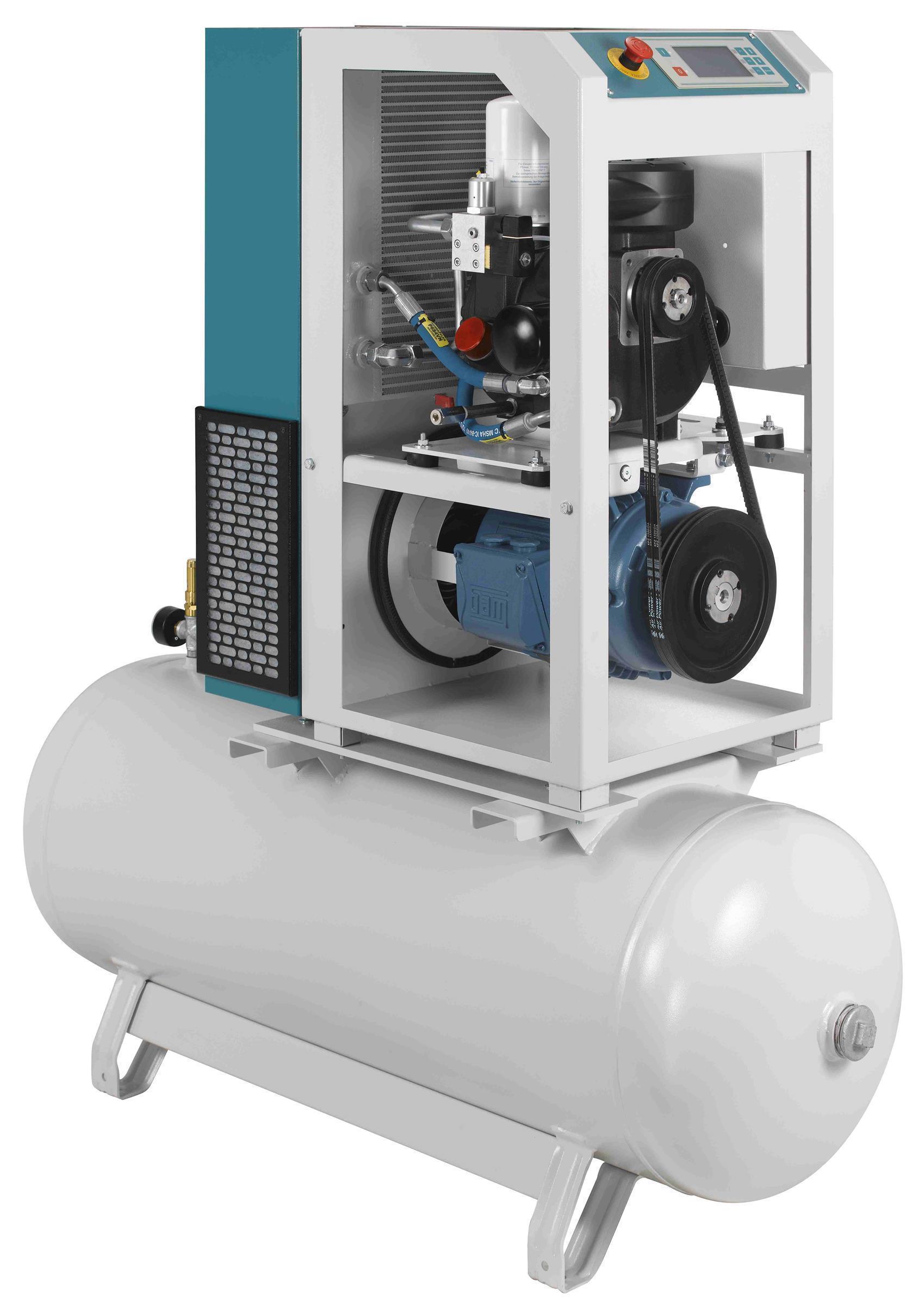 RENNER-Kompressor RSD-PRO 5,5 auf 250 Liter Behälter | Schraubenkompressor