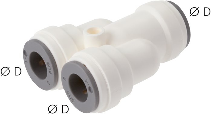 Y-Steckanschluss 4mm, IQS-LE (EPDM-Dichtung)