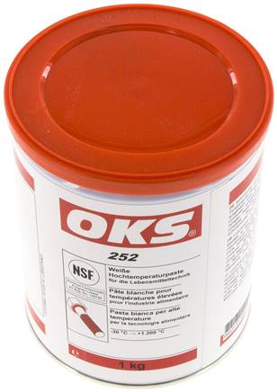 OKS 252 - Weiße Hochtemperaturpaste, 1 kg Dose