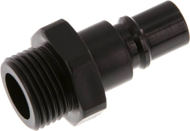 Kupplungsstecker (NW7,2) G 3/8", POM offen (AG)
