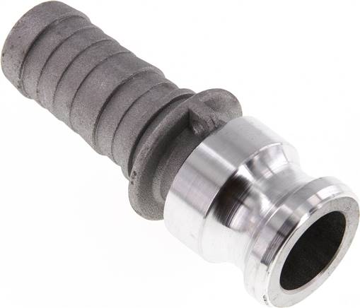 Kamlock-Stecker (E) 25 (1")mm Schlauch, Aluminium