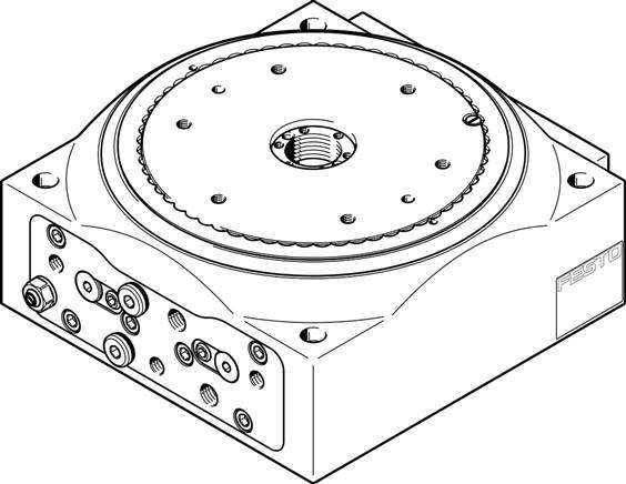 FESTO DHTG-140-3-A (555450) Rundschalttisch