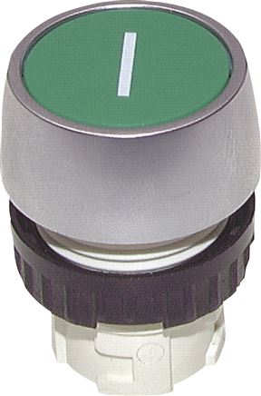 Betätigeraufsatz 22mm, Drucktaster (rot mit weißem Kreis)