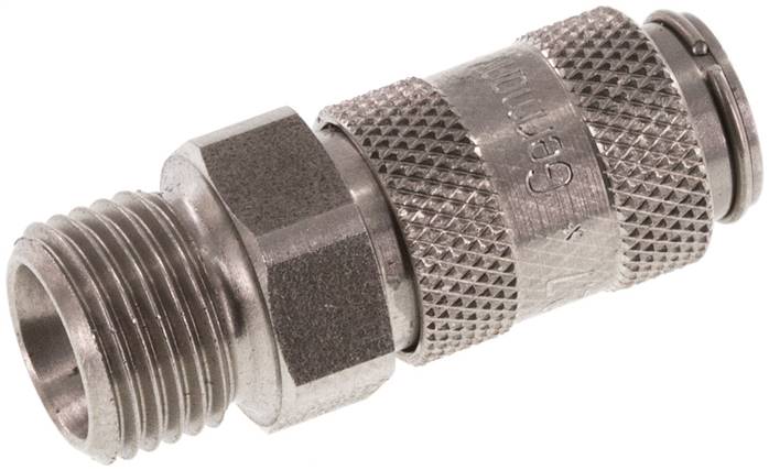 Schnellkupplung (NW2,7) G 1/8"(AG), Edelstahl