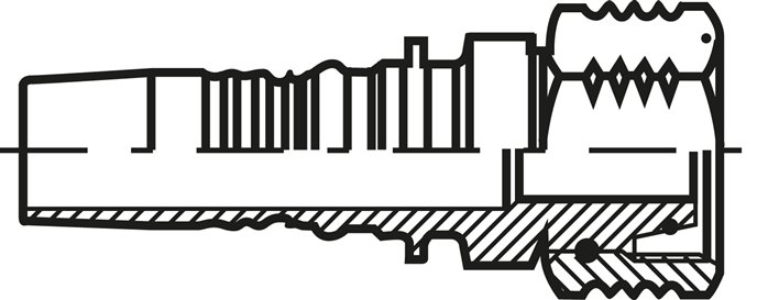 4SH-Pressanschluss DKO-S (45°), M 30 x 2 (20 S)
