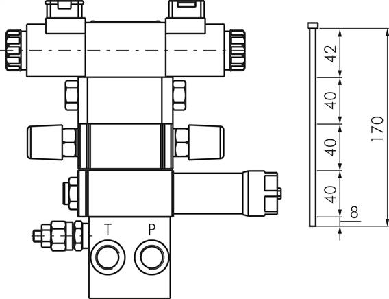 Zylinderschraube DIN 912 für NG 6-Ventile, M 5x100