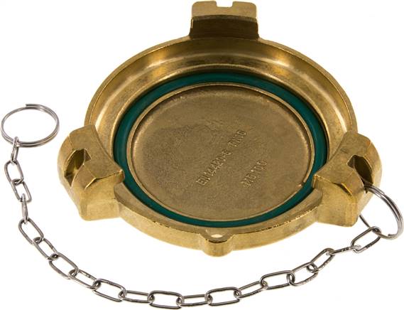 Tankwagenkupplung Verschlussdeckel, Messing für VK 100 MS