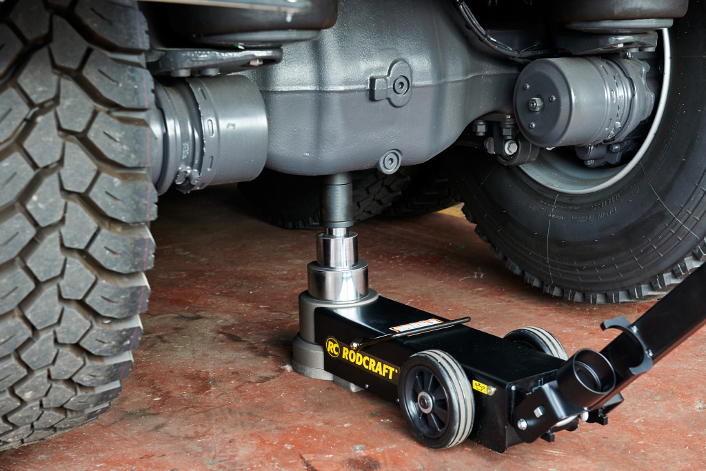 Rodcraft Luft-Hydraulischer Wagenheber ATJ50-3 - nie wieder selbst pumpen!