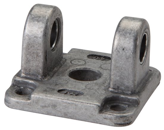 Gabelschwenkbefestigung für Kompaktzylinder 80 mm