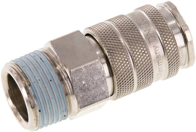 Schnellkupplung (NW10) R 3/4"(AG), Messing vernickelt