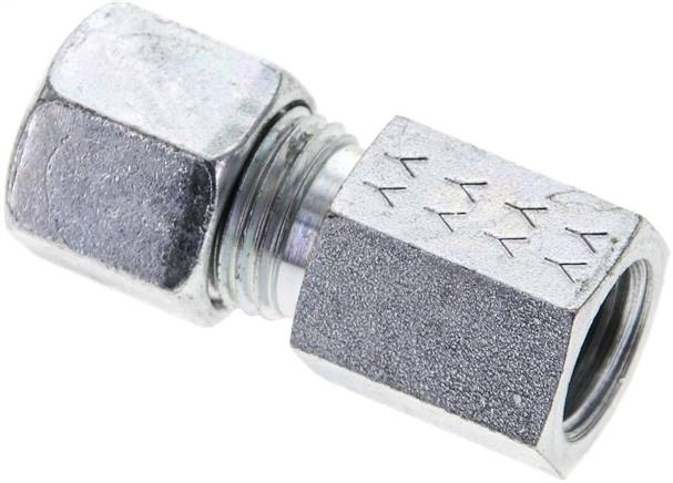 Aufschraub-Schneidringverschr. M 14x1,5-8 S (M16x1,5), Stahl verzinkt