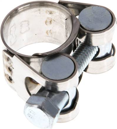 18mm Gelenkbolzenschelle, 19 - 21mm, 1.4016 (W2)