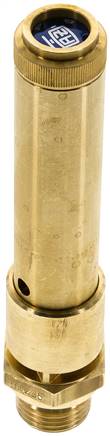 TÜV-Sicherheitsventil G 1/2" (DN10), 44,50 bar, Messing