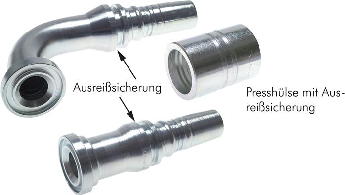 4SH-Pressanschluss SFS (90°), 41,3 (3/4"), DN 19
