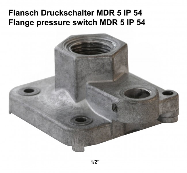 Condor Druckschalter Typ MDR 5/11 Sonderausführung mit Schutzart IP 65 G 1/2" Alu