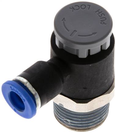 Kompakt-Drosselventil R 3/8"-6mm,abluftregelnd (Standard)