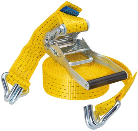 Ratschen-Zurrgurt (25mm) 8m, 1.500daN, Druckratsche, 2-teilig