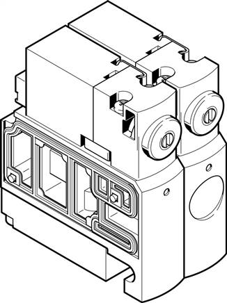 FESTO CPVSC1-M1H-J-P-Q3 (527558) Magnetventil