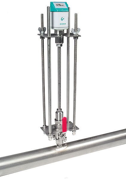 Hochdrucksicherung empfohlen für den Einbau von 10 bis 100 bar (für VA 550)