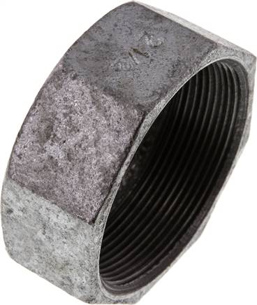 Verschlusskappe Rp 2-1/2", Temperguss verzinkt Typ VK 212 ST