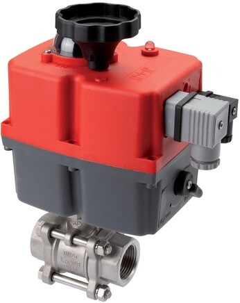 Elektr. Edelstahl-Kugelhahn, G 2", 24 bis 240 V (AC/DC)