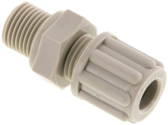 Gerade Verschraubung G 1/8"-6x4mm, Polypropylen