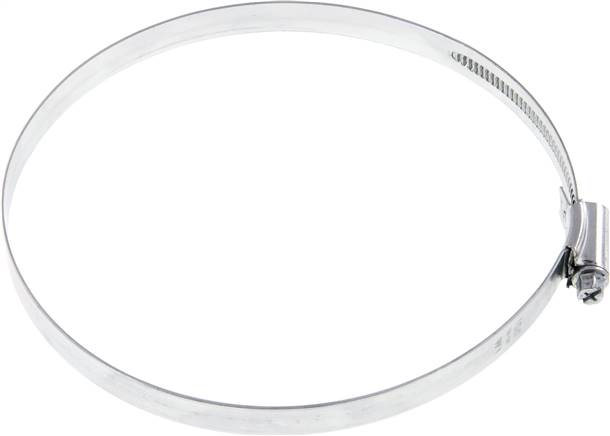 12mm Schlauchschelle 130 - 150mm, Stahl verzinkt (W1) (IDEAL)
