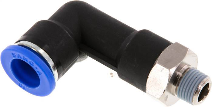 Winkel-Steckanschluss, lang R 1/8"-10mm, IQS-Standard, langer Körper