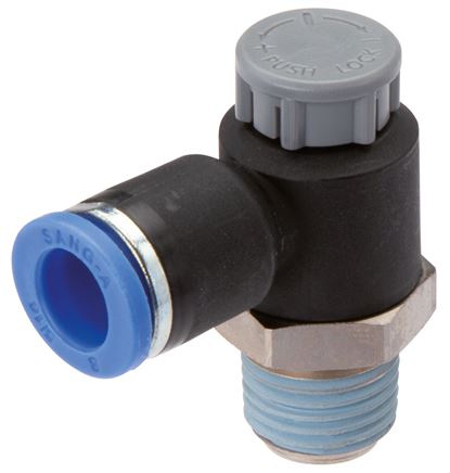 Kompakt-Drosselventil R 1/2"-10mm,abluftregelnd (Standard)