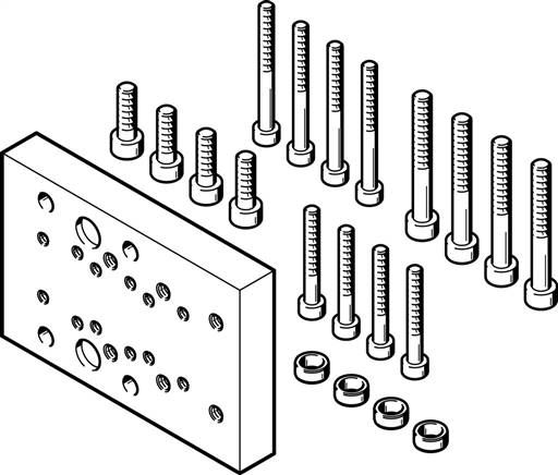 FESTO DHAA-D-L-25-G7-12 (562152) Adapterbausatz