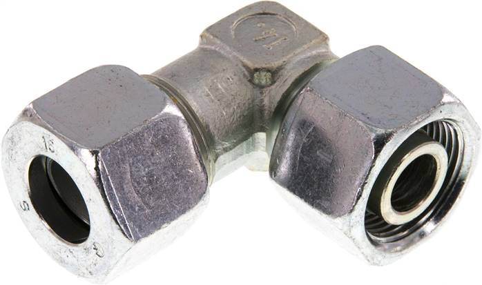 Einstellb. Winkel-Schneidringverschr. 16 S (M24x1,5), Stahl verzinkt