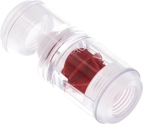 Durchflussanzeige G 1/4", Kunststoff (glasklar)