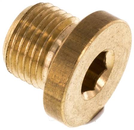 Verschlussstopfen Innenskt. G 1/8", Messing Typ VS 18 MS
