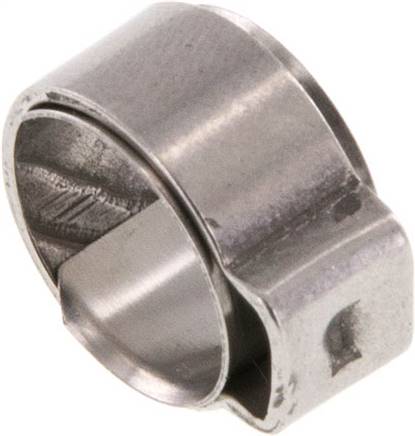 1-Ohr-Schlauchschelle 9,1 - 10,8mm, Edelstahl