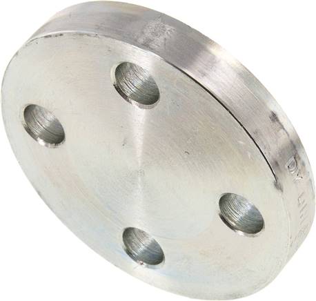 Blindflansch DN15-PN16 (DIN),DIN 2527, Stahl verzinkt