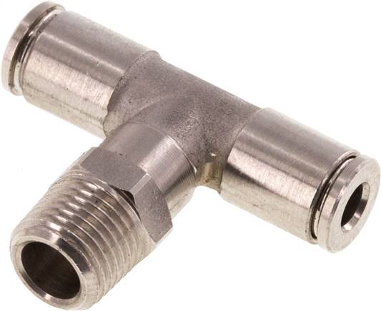 T-Steckanschluss R 1/8"-4mm, IQS-Edelstahl