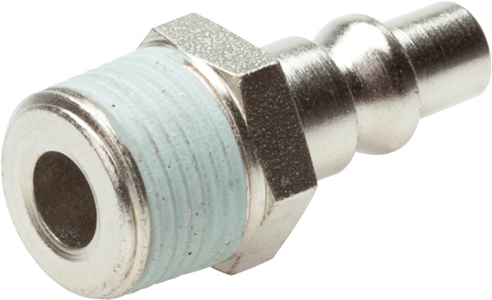 Kupplungsstecker (ARO/ORION) R 1/2"(AG), Stahl gehärtet & vernickelt, NW 5,5