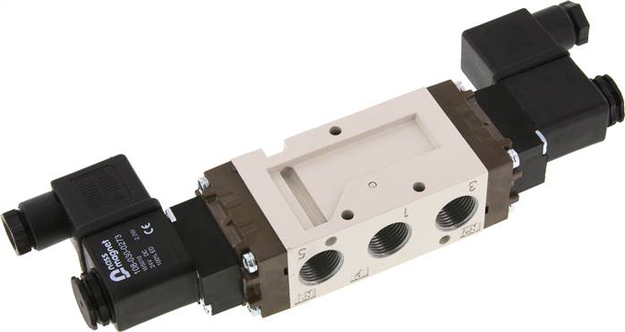 5/2-Wege Magnetventil, G 3/8", Impulsventil, 24 V=