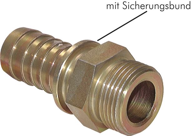Gewindetülle, Sicherungsbund G 1-1/4"-25 (1")mm, Stahl verzinkt