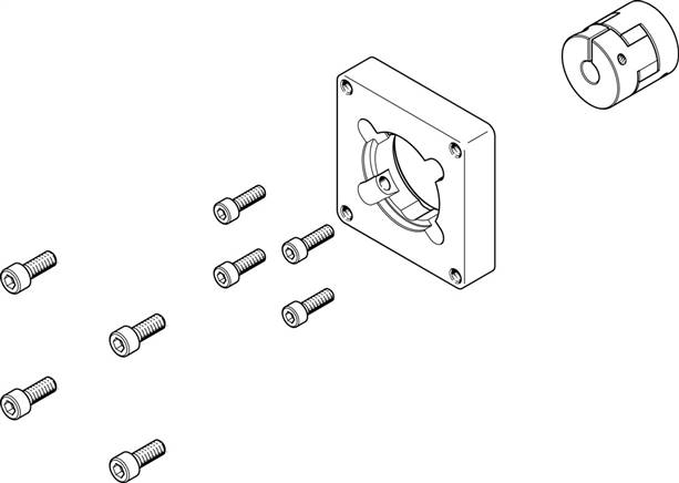 FESTO EAMM-A-P8-38A-67A (2297643) Axialbausatz