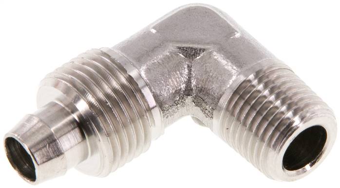 Winkel-Gewindestück R 1/8"-8x6mm, 1.4404 ohne Mutter