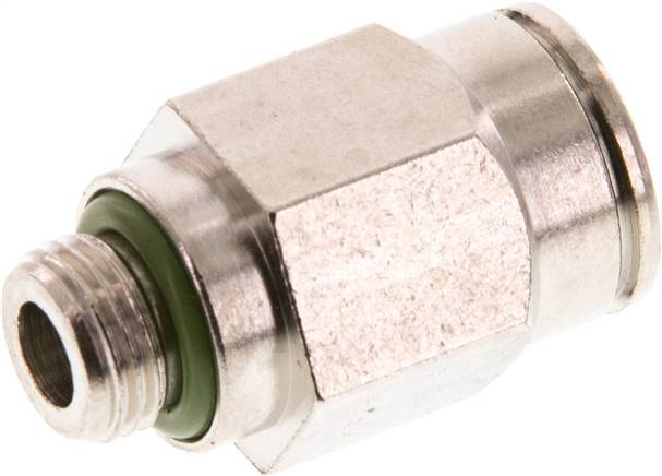 Gerader Steckanschluss G 1/8"-10mm, IQS-MSV (Hochtemperatur), Dichtung FKM