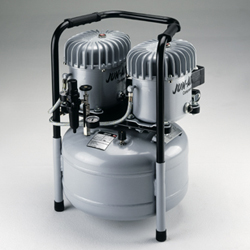 JUN-AIR flüsterleiser Kompressor 12-25 Motor ölgeschmiert mit Druckminderer JUNAIR