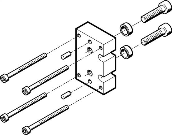 FESTO HAPG-80 (537176) Adapterbausatz