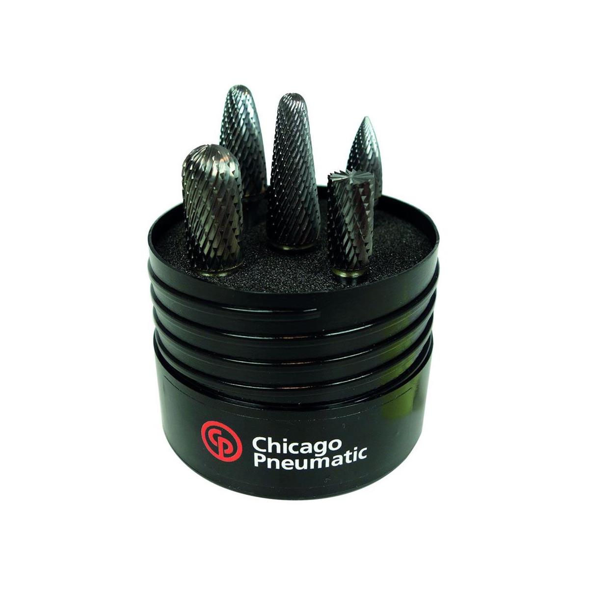 Chicago Pneumatic FRÄSER SET DOUBLE CUT 6MM 5 STÜCK